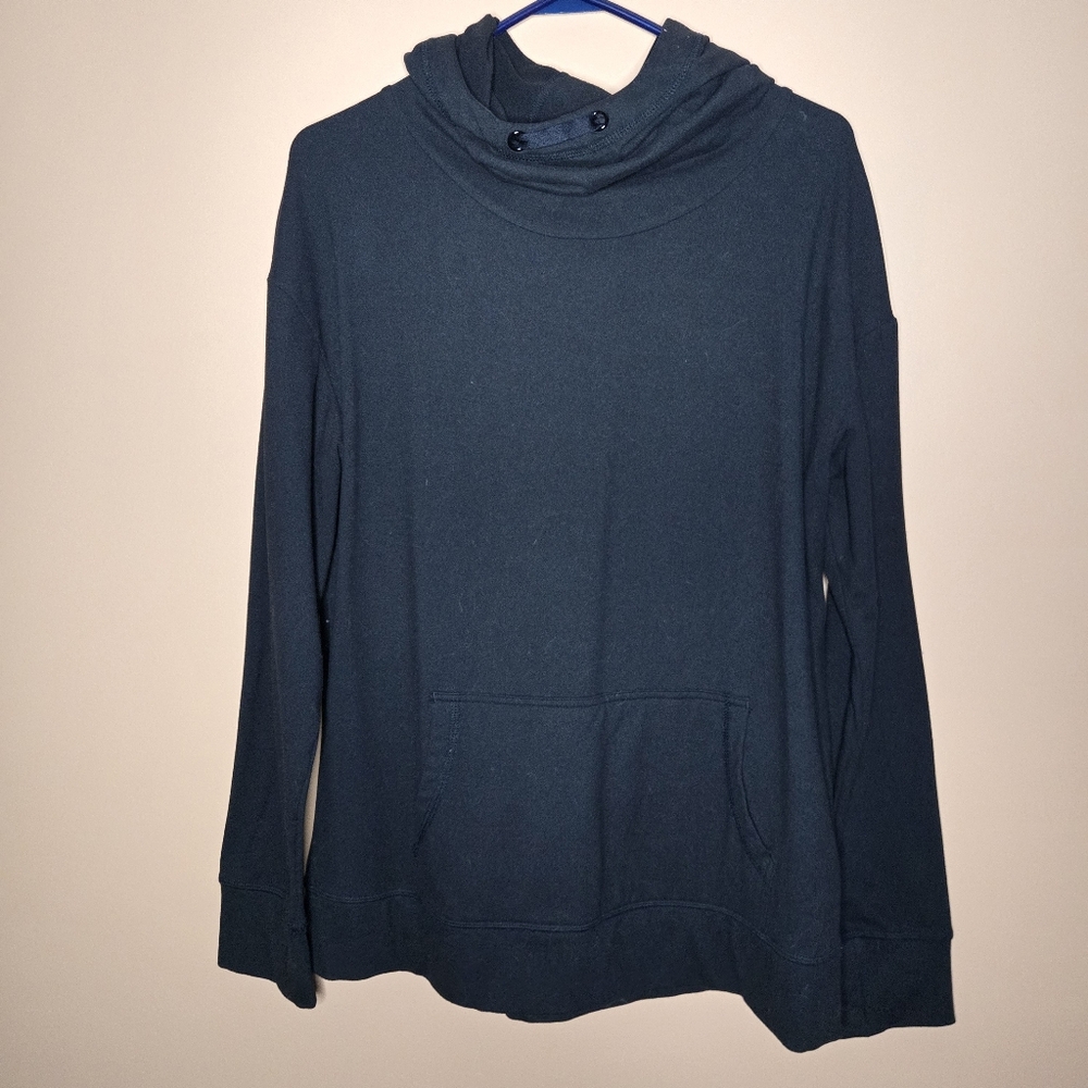 Crane Hoodie with Snug Fit Hood and Thumb Holes PTP=20.5"